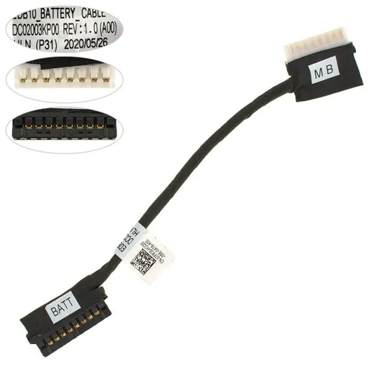 Шлейф для подключения аккумулятора DELL (Latitude 3100 EDB10), (DC02003KP00) Ціна