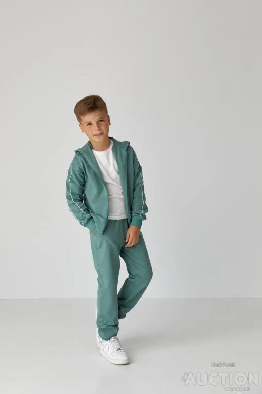 Дитячий спортивний костюм для хлопчика м'ята Ціна