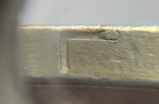 (6617) 1 гривня 2005 викрошки у букві "Д" слова "ОДНА" та у 'Г' слова 'ГРИВНЯ' на гурті (1 гривна 2005 брак) Продаж