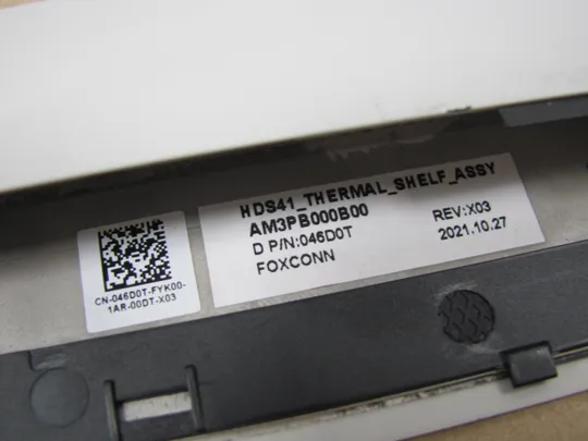 644-4 заглушка корпусу  AM3PB000B00 046D0T для  Dell ALIENWARE x14 R1 R2  оригінал З аукціону