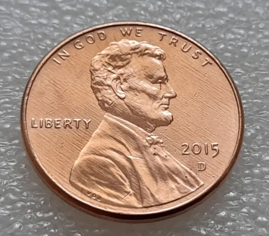 (8123 ря) 1 цент 2015 D США З аукціону