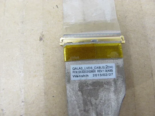 номер0705-4 шлейф DC02C002600 09TFW1 для  Dell Latitude E6530 Шлейф дисплея Шлейф підключення дисплея Шнур для відеоекрана Шлейф екрана Laptop matrix cable оригінал Продаж