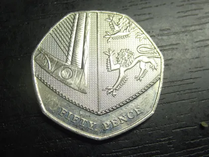 фото, 50 пенсів 2019 Британія