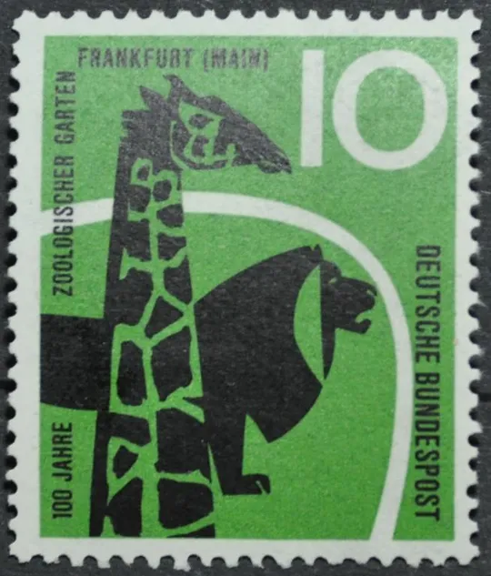 ФРГ Зоопарк Фауна 1958 Ціна