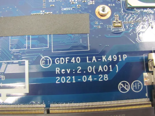 724-7 материнська плата SRK03  I5-1145G7  GDF40 LA-K491P  для  DELL Latitude 14 5420 5421 5430  оригінал Недорого