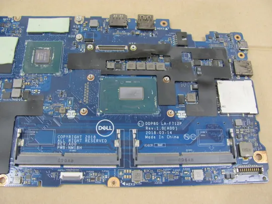 646-17 материнська плата РОБОЧА DDP80 LA-F712P SR3YZ i7-8850H для Dell Latitude E5591  Precision 3530 оригінал З аукціону