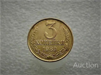 фото, 3 копійки 1989 рік СССР (803)