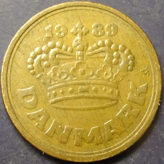 50 оре Данія 1989 Ціна