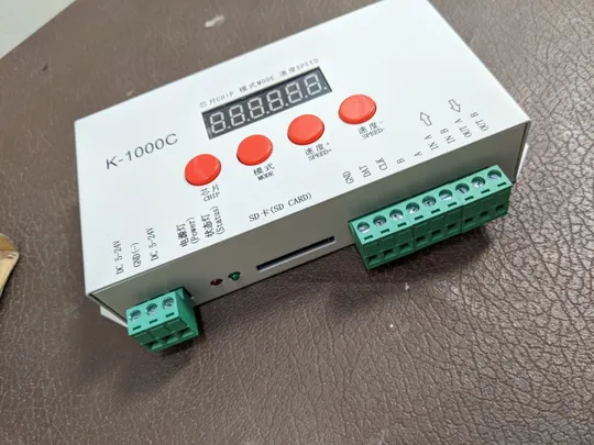 Контролер для створення ефектів до керованих світлодів RGB K-1000C (з підтримкою DMX 512, WS2811, 2812B,2813,2815,2818 SD-карта) Ціна