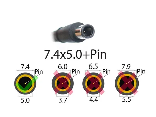 Купити Блок питания для Dell Vostro 1000, 1014, 1015, 1088, 1200, 1210, 1220 (19.5V 3.34A 65W (7.4*5.0+pin