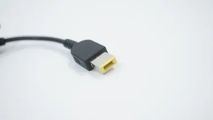 фото, Блок живлення для ноутбука Lenovo 20V, 3.25A, 65W, USB+pin (Square 5 Pin DC Plug), black, RECTANGULAR