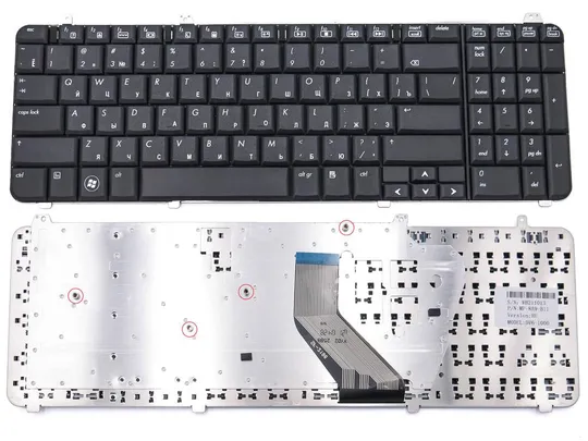 Клавиатура для HP DV6-1000, DV6T-1000, DV6Z-1000, DV6-1100, DV6T-1100, DV6Z-1100 ( RU Black ). Ориг Ціна