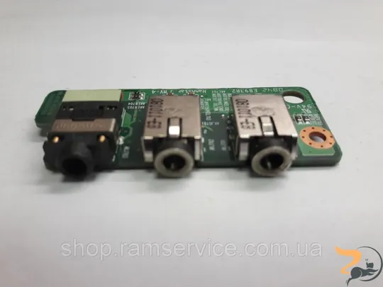 Audio роз&#039;єми для ноутбука Medion Akoya P8610, P8612, *PWA-9070D, PWA-9070DX, б/в Ціна