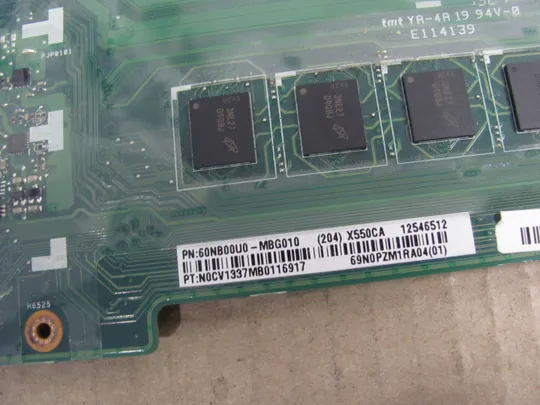 номер0172-11 материнська плата,Mainboard,Материнка,Основна плата,Системна плата,Плата системи,motherboard 60NB00U0-MBG010 69N0PZM1RA04 SR0XL I5-3337U для Asus X550 X550CA X550CC оригінал З аукціону