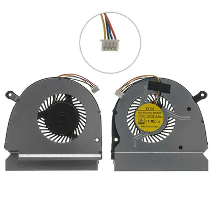 фото, Вентилятор для ноутбука DELL VOSTRO V5460 (CPU FAN), V5470, V5480 series, pin (правий) (0PPD50) (Кулер)