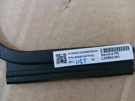 №62-11 Термотрубка охолодження L03852-001 для HP 450 455 G5 оригінал З аукціону