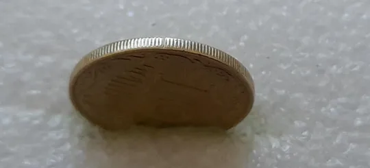 (3709) 10 копійок 2013 брак гуртильного кільця на 8 год. (10 копеек 2013 брак гуртильного кольца) Продаж