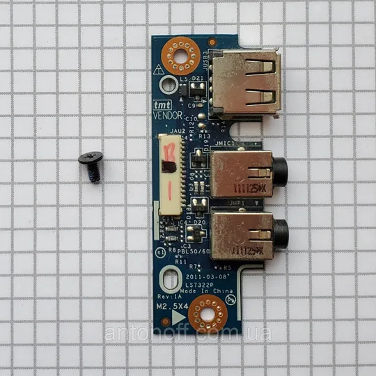 Купити USB плата Asus K53B / LS7322P для ноутбука оригінал з розборки