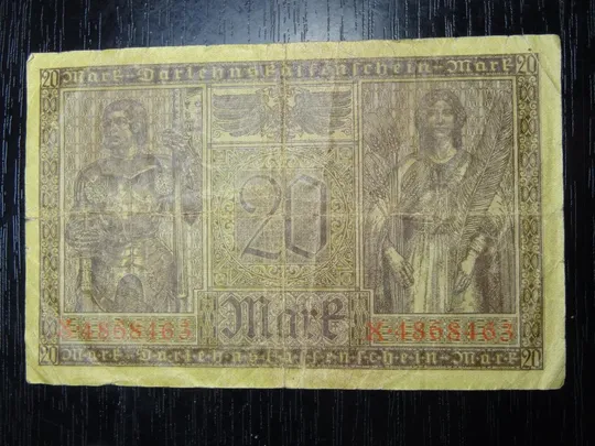 Купити 20 марок Німеччина 1918