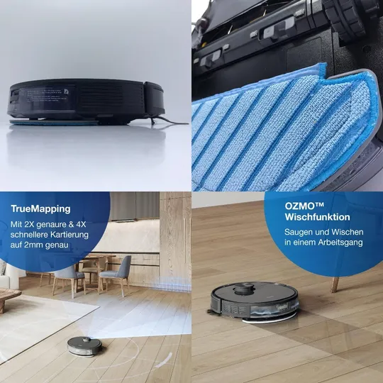 Робот - Пилосос Ecovacs Deebot Ozmo N8 Black Продаж