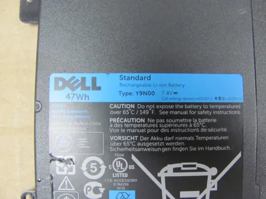 акб оригінал Y9N00 7.4V 47WH  17% зносу для Dell XPS 13-L321X  XPS 13-L322X XPS 13 9333 XPS 13 9350 XPS Ultrabook 13 Продаж