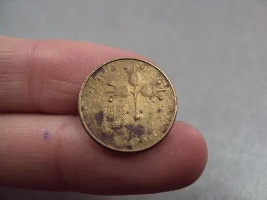 монета израиль 10 агорот 1980 №8664 Продаж