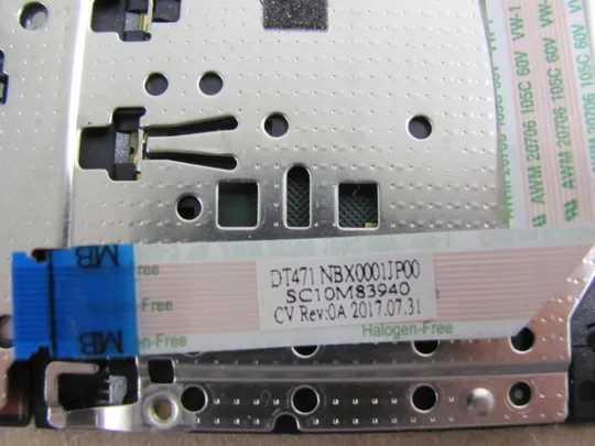номер0936-4 тачпад  8SSM10L66 NBX0001JP00 SC10M83940 для Lenovo ThinkPad  T460S T470S оригінал Продаж