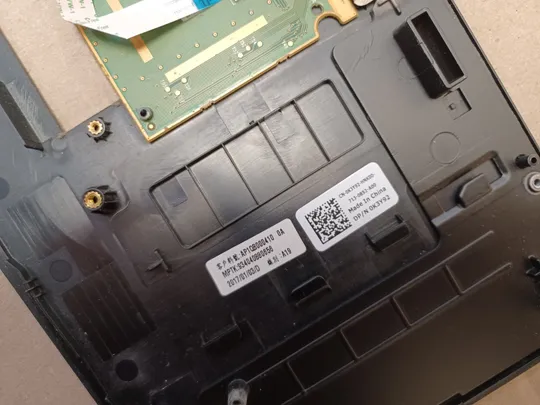 номер1058-23 корпус кришка AP1QB000410 0K3Y92 для Dell Alienware 17 R4 R5  Палмрест корпус топкейс Верхня панель палмрест cover-C тачпад сенсорна панель touchpad оригінал в Україні