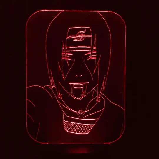 Акриловий світильник-нічник Учіха Ітачі червоний tty-n000254 Ціна