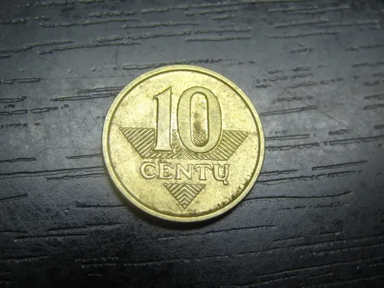 10 центів 1998 Литва Ціна