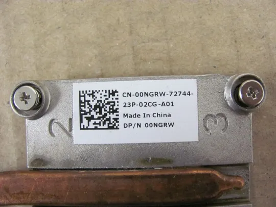 372-20 термотрубка системи охолодження 00NGRW для DELL LATITUDE E5520 оригінал Де купити