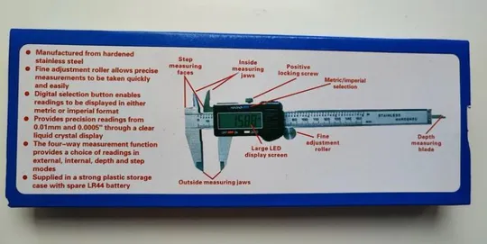 Електронний штангенциркуль digital caliper з lcd Продаж
