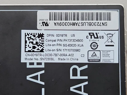 Купити Клавіатура Dell Latitude E7470 E5450 E5470 5480 5488 5490 5491 5495 E7450 7480  0D19TR оригінал