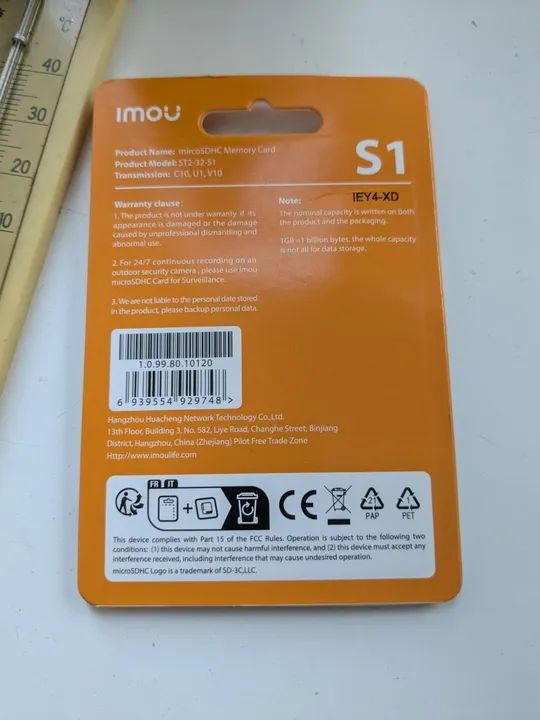Купити IMOU S1 MicroSD 32GB Smart Card Standart Class 10 UHS-I TF флешка карта памяти пам&#039;яті