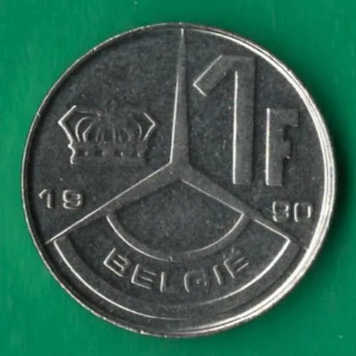 1 франк 1990 року Belgie [М] Ціна