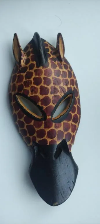 Винтажная маска "Жираф" из восточной Африки, ручная работа, очень интересный предмет bg343 Характеристики