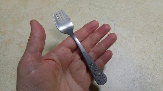 Виделка дитяча Каченя стара радянська нержавійка Україна Запоріжжя Вживане Недорого