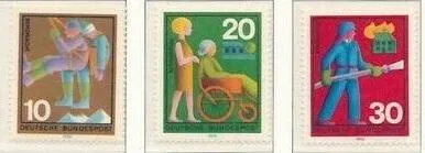 фото, ФРГ Профессии Аварийно-спасательные службы 1970