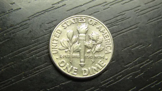 Купити 10 центів 1989 D США