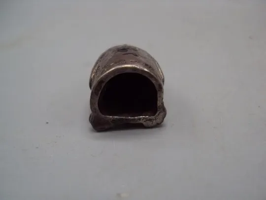 Фигура миниатюра статуэтка сова птица совушка птичка совенок серебро вес 16,51 г высота 2,2 см №29 Характеристики