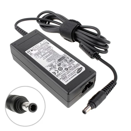 Купити Оригінальний блок живлення для ноутбука SAMSUNG 19V, 3.16A, 60W, 5.5*3.0-PIN, Black (AD-6019) (без кабеля)
