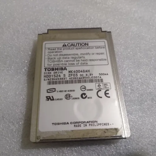 ХДД Form Factor 1.8&quot; 40 Gb TOSHIBA MK4004GAH Интерфейc PATA Ціна