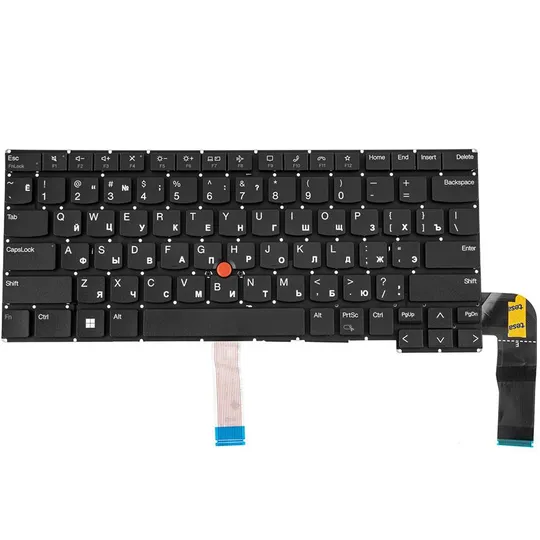 Купити Клавіатура для ноутбука LENOVO (ThinkPad: E14 Gen 5) rus, black, без фрейму