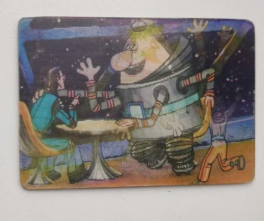 Громозека переливной календарик из мультфильма СССР Тайна Третьей планеты tp418 440грн Ціна