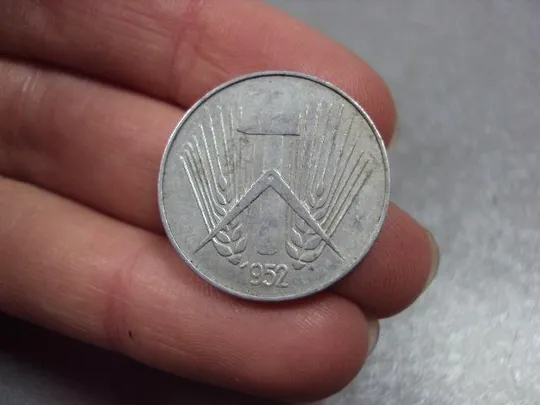 монета гдр 10 пфеннигов 1952 лот 2 шт №8514 З аукціону
