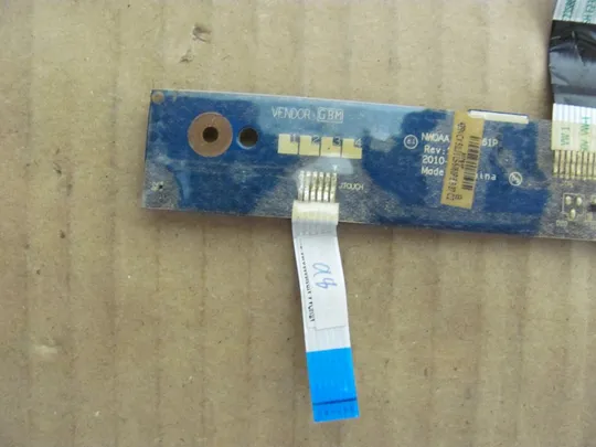 495-25 Плата кнопок тачпаду LS-6061P для Toshiba Satellite P750 P755 A660 A665 оригінал Інтернет-аукціон