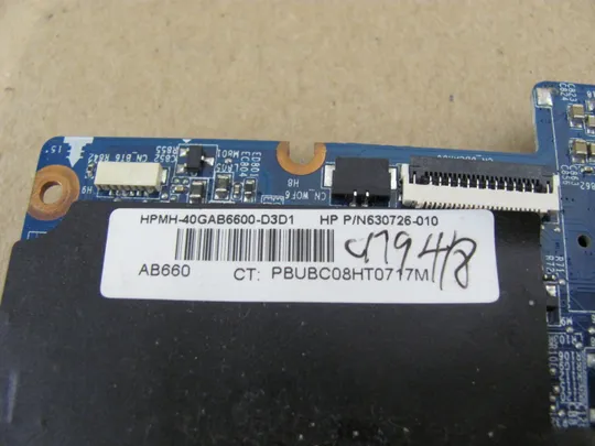 441-12  материнська плата РОБОЧА 665991-001 HPMH-40GAB6600-D3D1  для  HP Pavilion DV7 DV7-6000 DV7T  оригінал в Україні