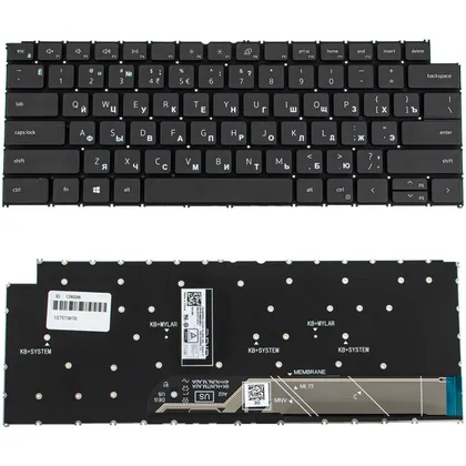 фото, Клавіатура для ноутбука DELL (Vostro: 5310, 5320) rus, black, без фрейму