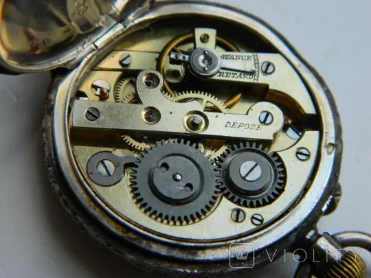 Старинные карманные часы, часы-брошь из серебра 925 пробы, не рабочие ms356 Де купити