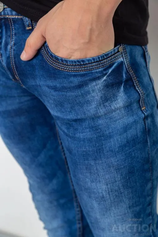 Джинсы мужские, цвет синий, 243R4034 Де купити